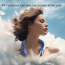 Ventilador de Pescoço Portátil com Display Digital