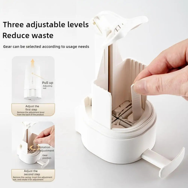 Soap Grinder Dispenser, Wall-Mounted Powder Box, Dry Organizer for Restaurant, Office, Gym