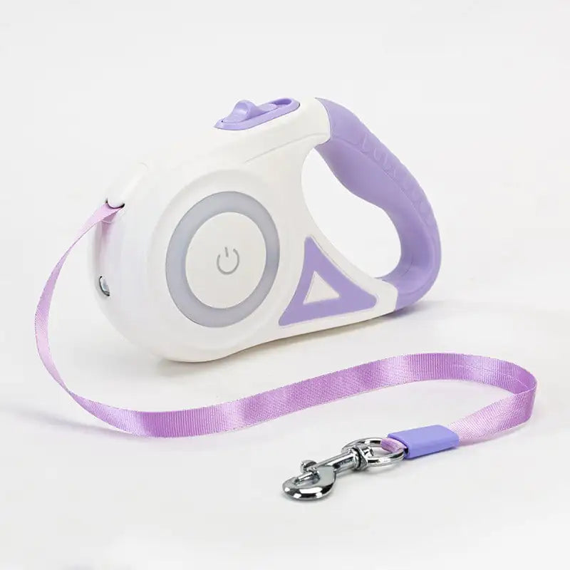 Coleira e Guia Retrátil Automática para Cães