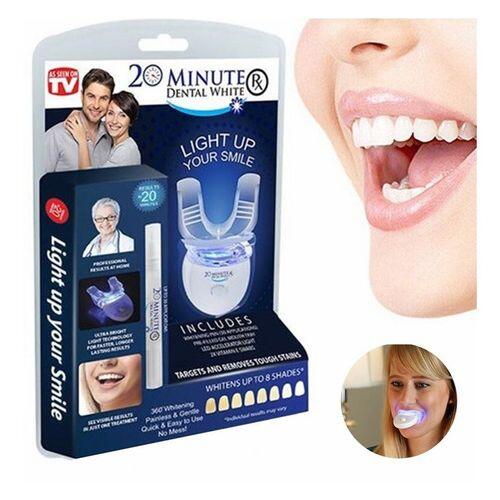 🦷 Dental White UV™ – Kit Profissional de Branqueamento Dental com Luz LED