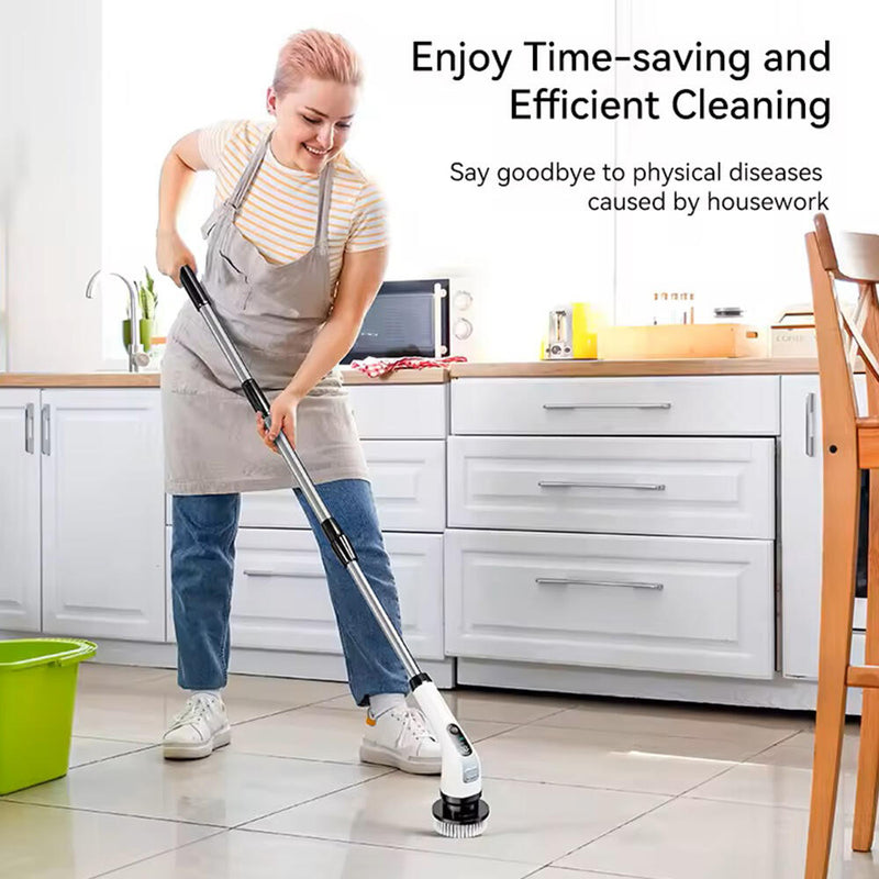 Escova de Limpeza Elétrica Multifuncional