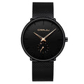 Relógio Montre Pro Masculino relógio 006 AmploTech PRETO / BRONZE 