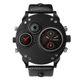 Relógio Oulm Original Masculino Blindado - Resistent Watch relógio 031 AmploTech Vermelho 